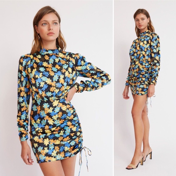 Finders Keepers Sirene Long Sleeve Floral Mini Dress - Picture 5 of 16